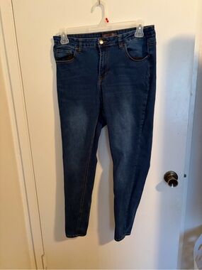 High-Rise Dark Blue Women’s Jeans